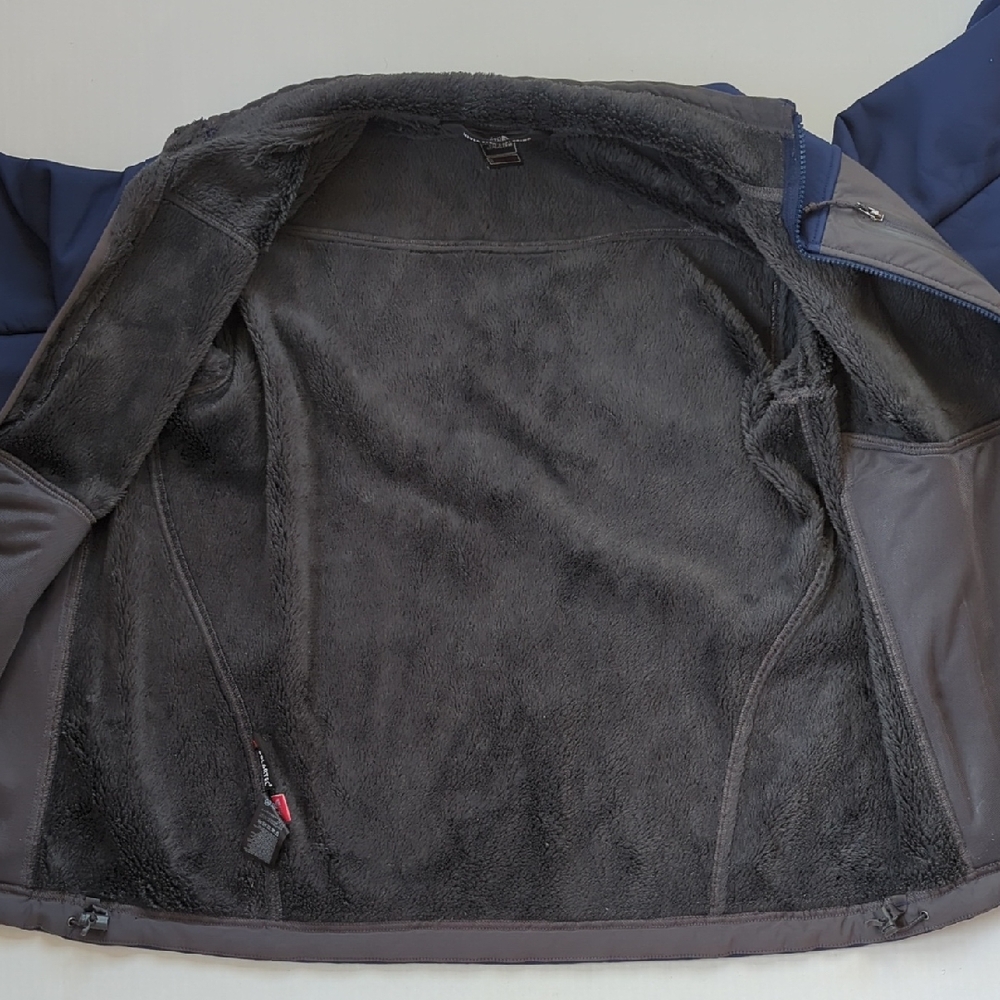 The North Face Apex Polartec Summit Series Jacket MEDIUM Blue Gray Pockets - Picture 4 of 16